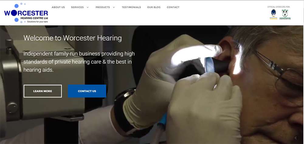Worcester Hearing Website Build